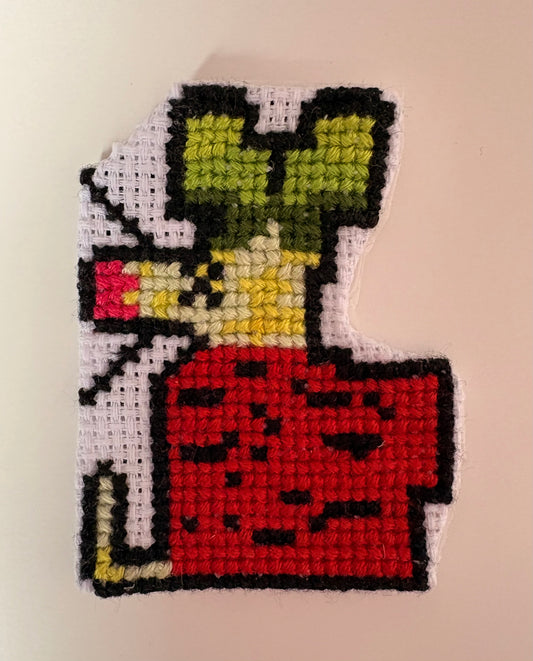 Écussons souris-coccinelle zombie (grands)