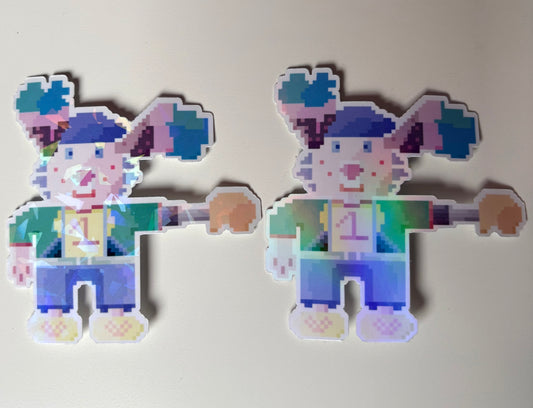 Stickers lapin (modèles aléatoires)