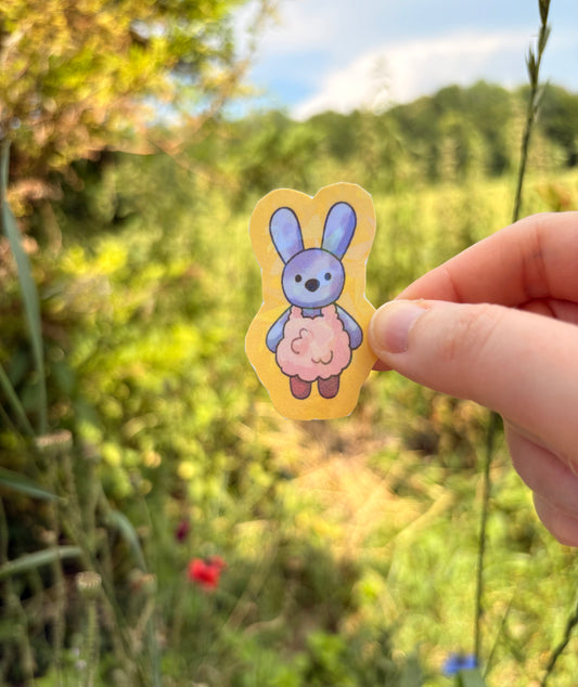 Stickers Bibou la lapine-barbe à papa (dessinés par Malin Palm)