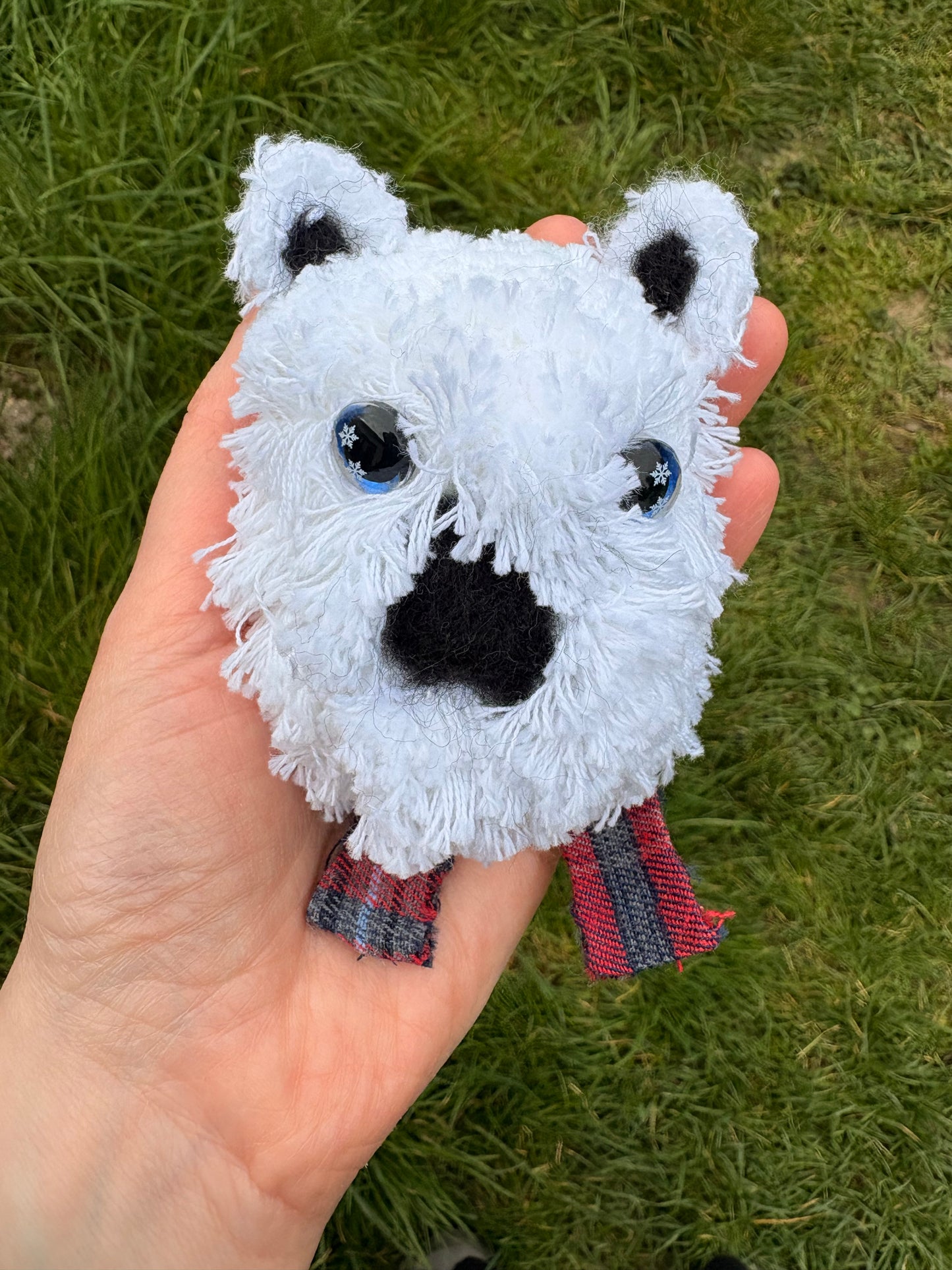 Polar bear Brooch-hair clip