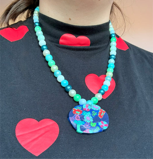 Collier Blue Bonbon
