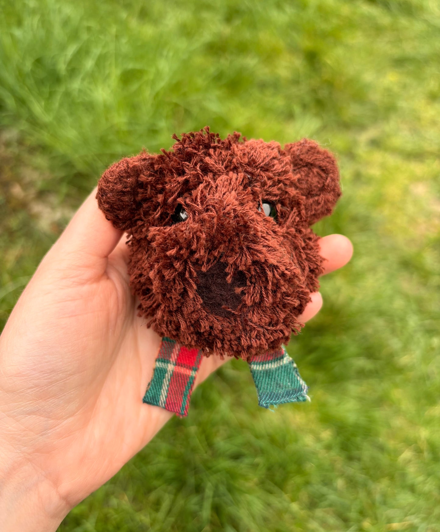 Brown bear Brooch-hair clip