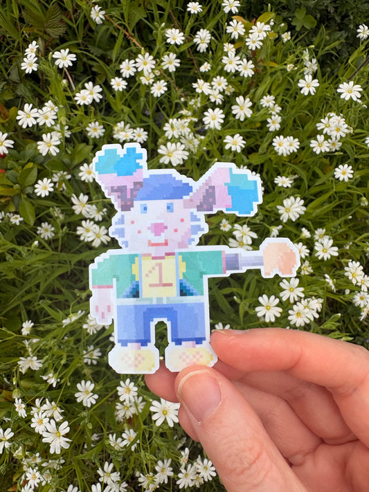 Stickers lapin (modèles aléatoires)