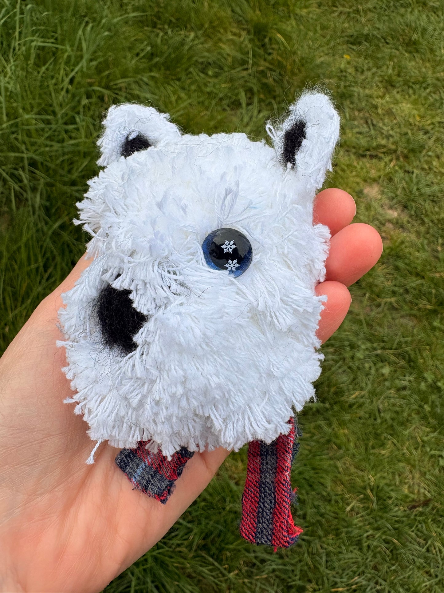 Polar bear Brooch-hair clip
