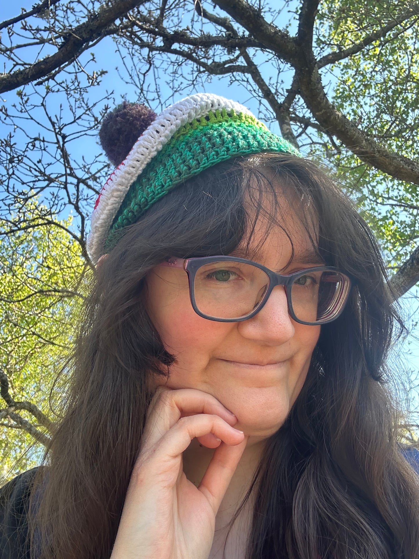 Watermelon beret