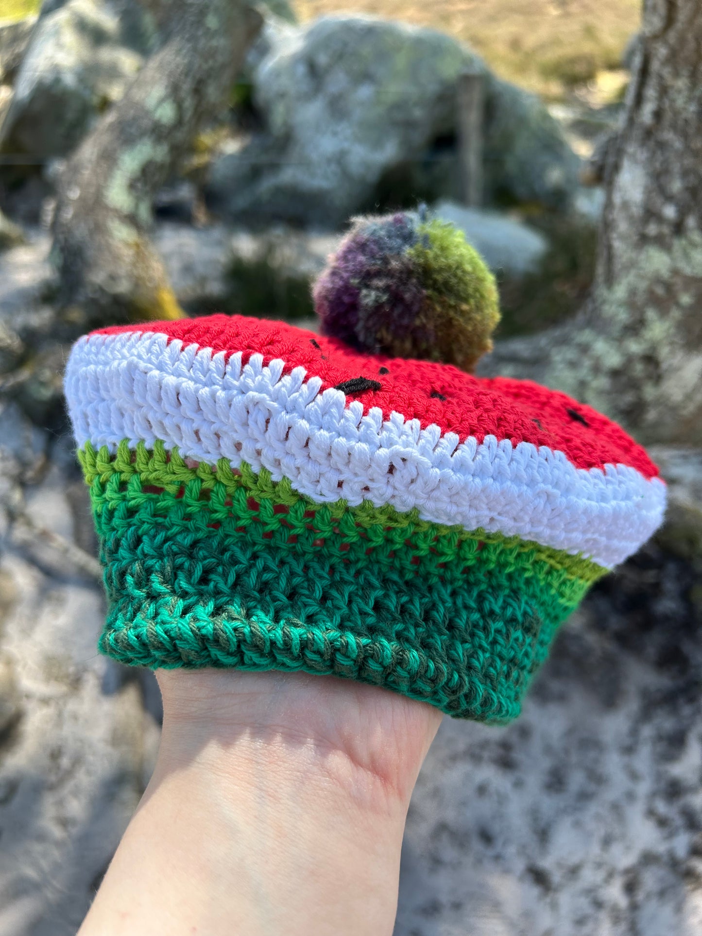 Watermelon beret